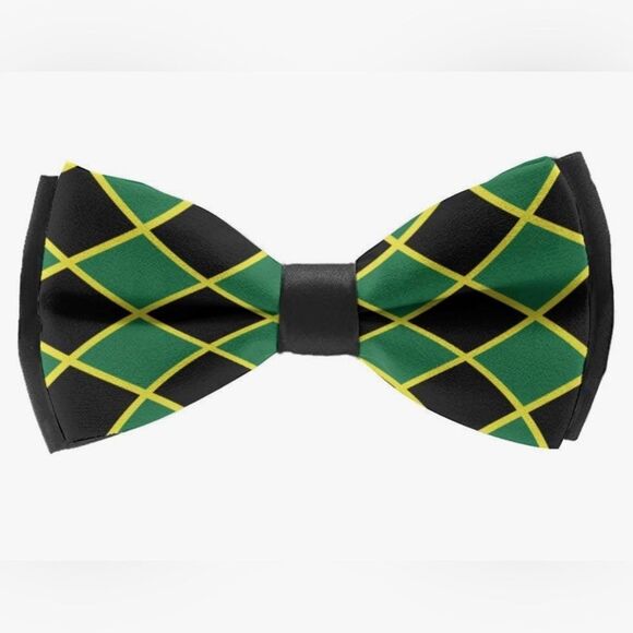 Countere Mara tricolored men’s neck bow tie. Adjustable neck strap, 109%silk, OS - Picture 1 of 3